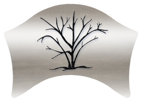 DABAN-580-SL-BK Birch Tree Silver-Black